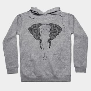 Elephant (Design on Front) Hoodie